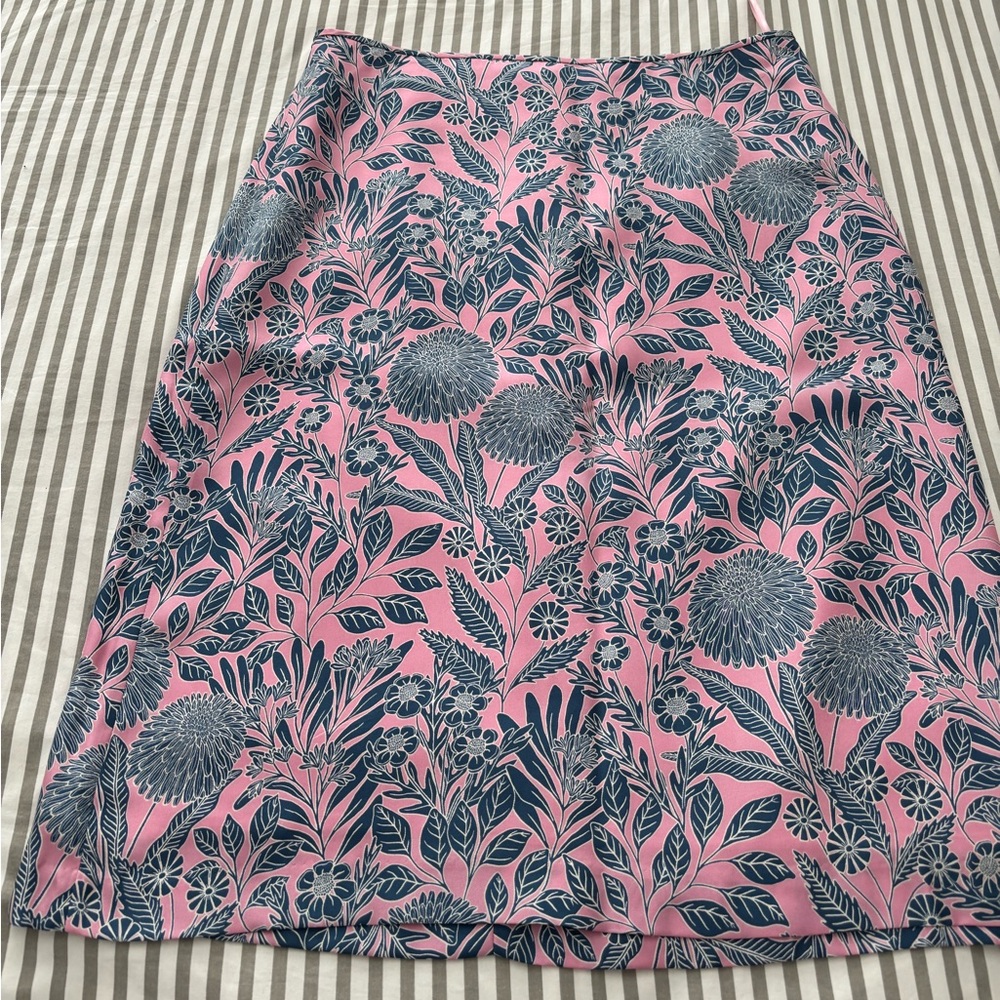 J Crew Abigail Borg silk slip skirt